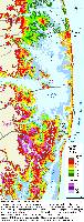 Ocean City, Maryland using LIDAR