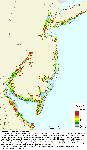 New Jersey, 1-meter contour, various data sources