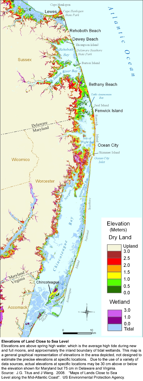Rehoboth, Bethany Beach, Ocean City, Maryland, Indian River, Chincoteague